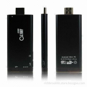 Mini Android 4.1, Metal Shell HDMI TV Dongle MX1 Black